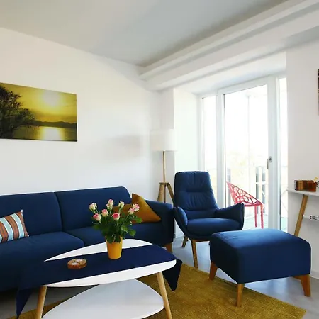 公寓 Prora - Wohnung Mit Balkon Und Waschmaschine - Room-Of-Light